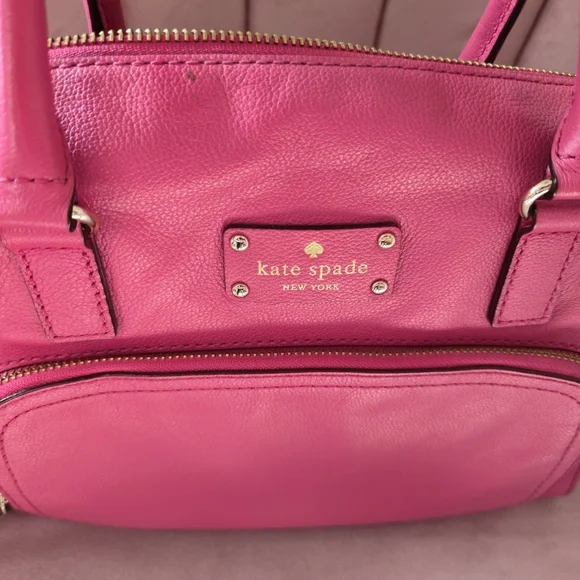 Kate Spade Pink Leather Satchel - Picture 6 of 9